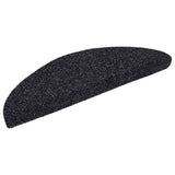 Vidaxl Staicases auto-adhésif 5 pièces 56x17x3 cm Hémisphère noir à moitié