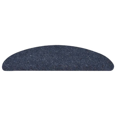 Vidaxx tapis d'escalier autocollants 5 pièces 56x17x3 cm bleu semi-circulaire