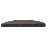 Vidaxl Stair Mats auto-adhésif 10 ST 56X17X3 cm Hémisphère anthracite