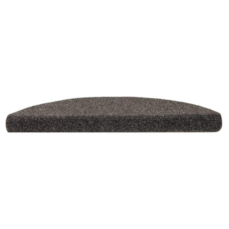Vidaxl Stair Mats auto-adhésif 10 ST 56X17X3 cm Hémisphère anthracite