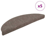 Vidaxl Stair Mats auto-adhésif 5 pièces 56x17x3 cm hémisphère beige
