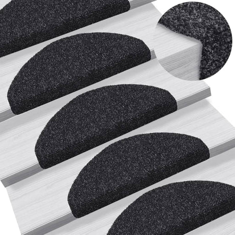 Vidaxl Mat à escalier auto-adhésif 5 pièces 65x21x4 cm semi-linwons grandes
