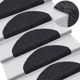 Vidaxl Stair Mats Self Adhesive 10 pcs 65x21x4 cm igla se je počutila črno