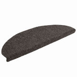 Vidaxl Stair Mats auto-adhésif 5 pièces 65x21x4 cm Hémisphère anthracite grand
