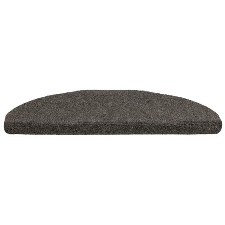 Vidaxl Stair Mats auto-adhésif 5 pièces 65x21x4 cm Hémisphère anthracite grand