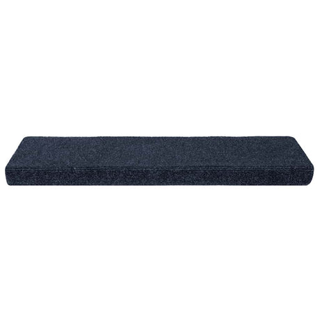 Mattes d'escalier vidaxl auto-adhésifs 10 pcs 65x21x4 cm bord rectangulaire anthracite