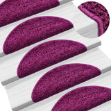 Mattes d'escalier Vidaxl 10 st 56x17x3 cm Hémisphère violet
