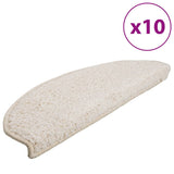 Vidaxl trapmatten 10 st 65x21x4 cm wit