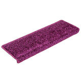 Vidaxl Mats d'escalier 10 ST 65X21X4 CM VIOLET