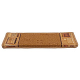 VidaXL tapis d'escalier auto-adhésifs 10 pcs 65x21x4 cm beige