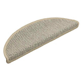 Vidaxl Stair tapis auto-adhésifs 15 st sisal look 56x17x3 cm vert clair