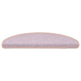 Vidaxl Stair tapis auto-adhésif 15 st sisal look 56x17x3 cm rose