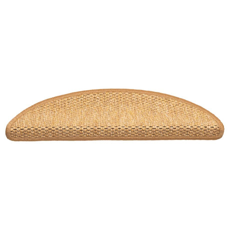 Vidaxl Stair tapis auto-adhésif 15 st sisal look 56x17x3 cm sisal colored