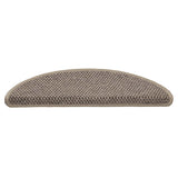 Vidaxl Stair tapis auto-adhésif 15 st sisal look 56x17x3 cm beige sombre