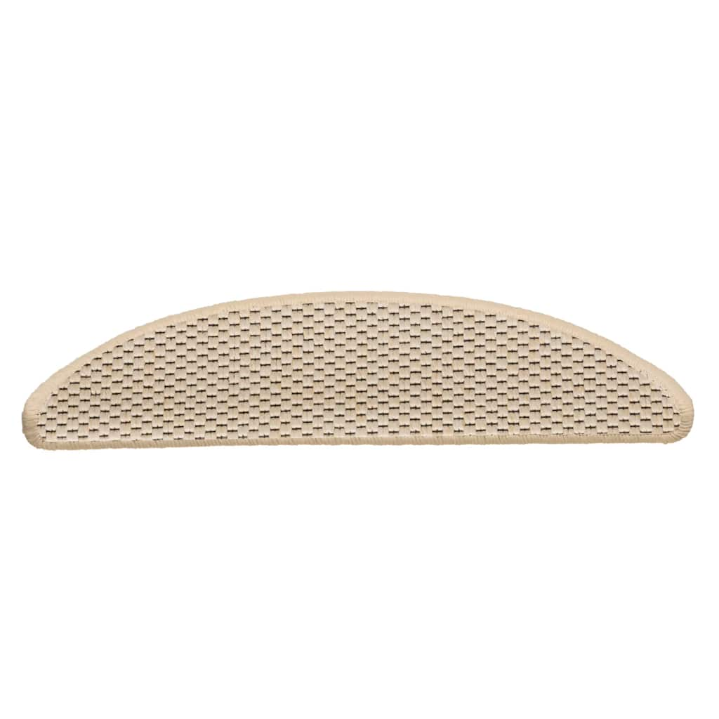 Vidaxl tappetini per autoadesivi 15 St sisal look 56x17x3 cm berber