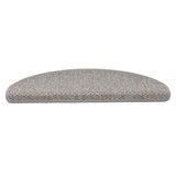 Vidaxl Stair Mats auto-adhésif 15 st sisal look 65x21x4cm en argent coloré