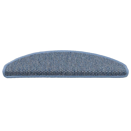 Vidaxl Stair tapis auto-adhésifs 15 st sisal look 65x21x4 cm bleu