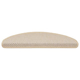 Vidaxl Stair tapis auto-adhésif 15 st sisal look 65x21x4 cm berbère