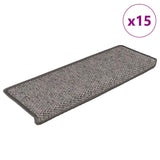 Escaleras Vidaxl Autoadhesivo 15st Sisal Look 65x21x4cm gris y beige