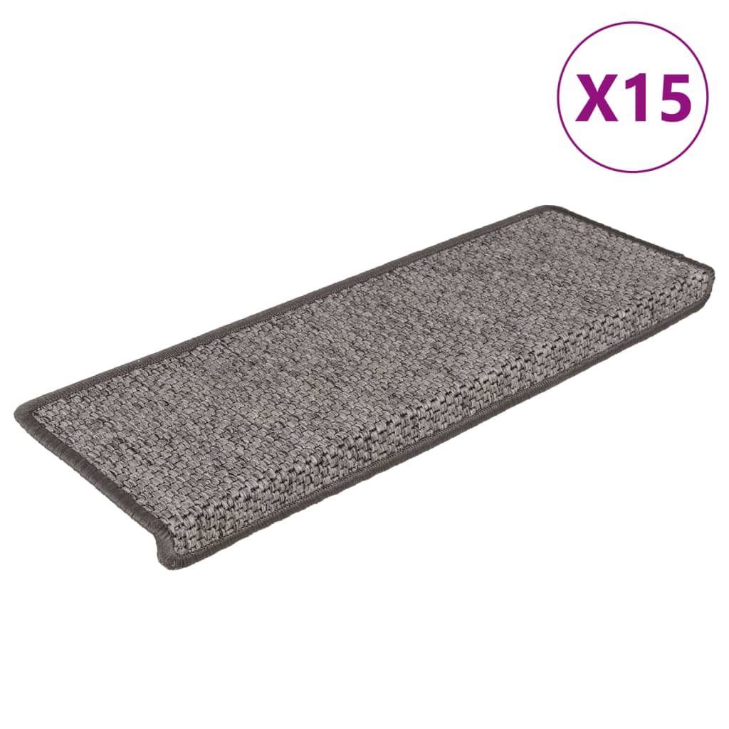 Vidaxl Trapen selbstbeweg 15st Sisal kuckt 65x21x4cm Grey a Bige