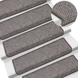 Vidaxl Trapen selbstbeweg 15st Sisal kuckt 65x21x4cm Grey a Bige