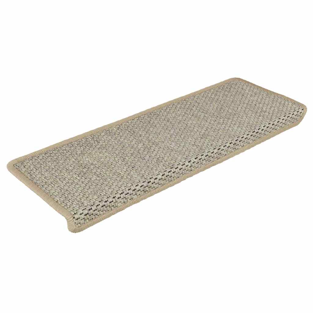 Vidaxl Staicases auto-adhésif 15 st sisal look 65x21x4 cm vert