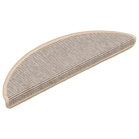 Mattes d'escalier Vidaxl 15 st 56x17x3 cm Hémisphère d'argent