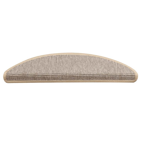 Mattes d'escalier Vidaxl 15 st 56x17x3 cm Hémisphère d'argent