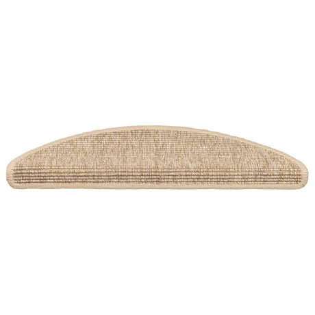 Vidaxl Mat à escalier auto-adhésif 15 ST 56x17x3 cm beige clair
