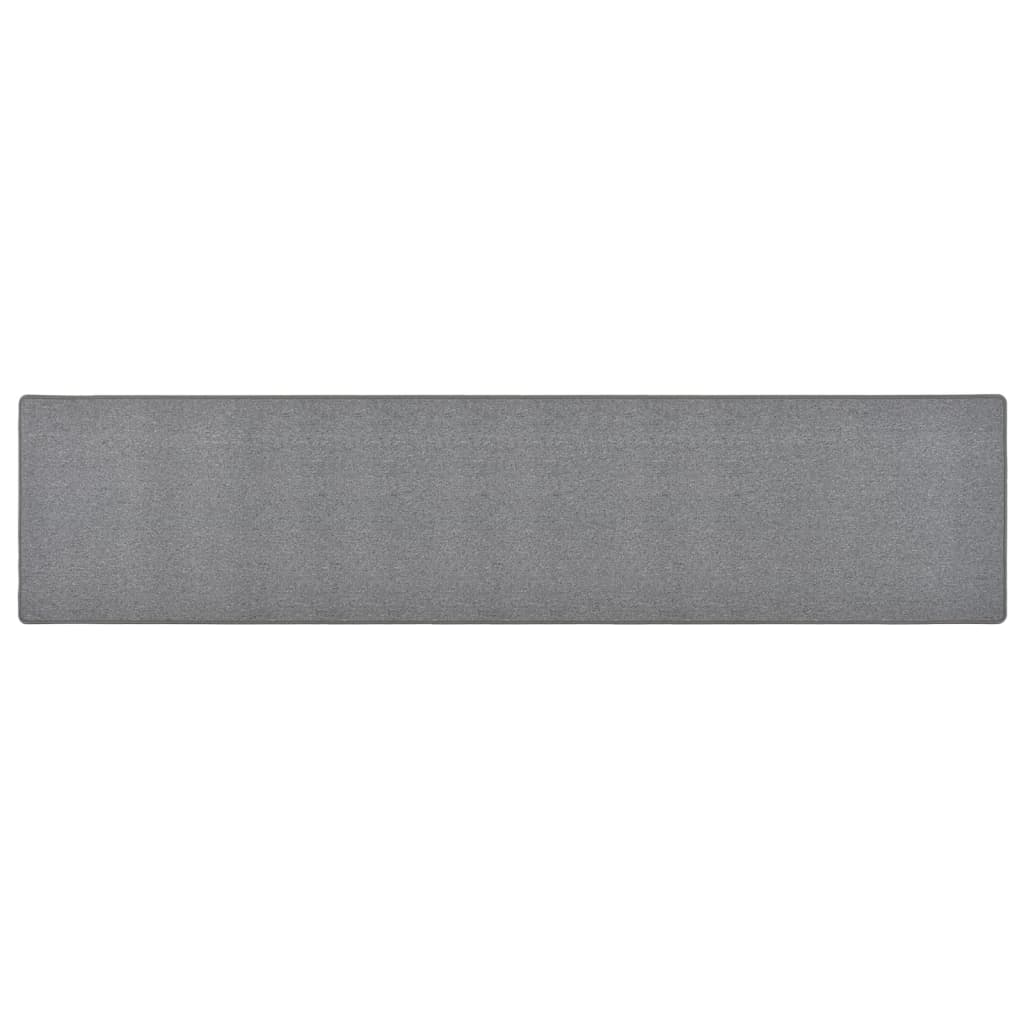 Vidaxl Carpet Runner 50x250 cm Grigio scuro