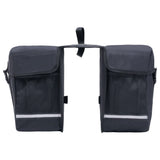 Sac à vélo Vidaxl pour porte-bagages double étanche 35 L noir