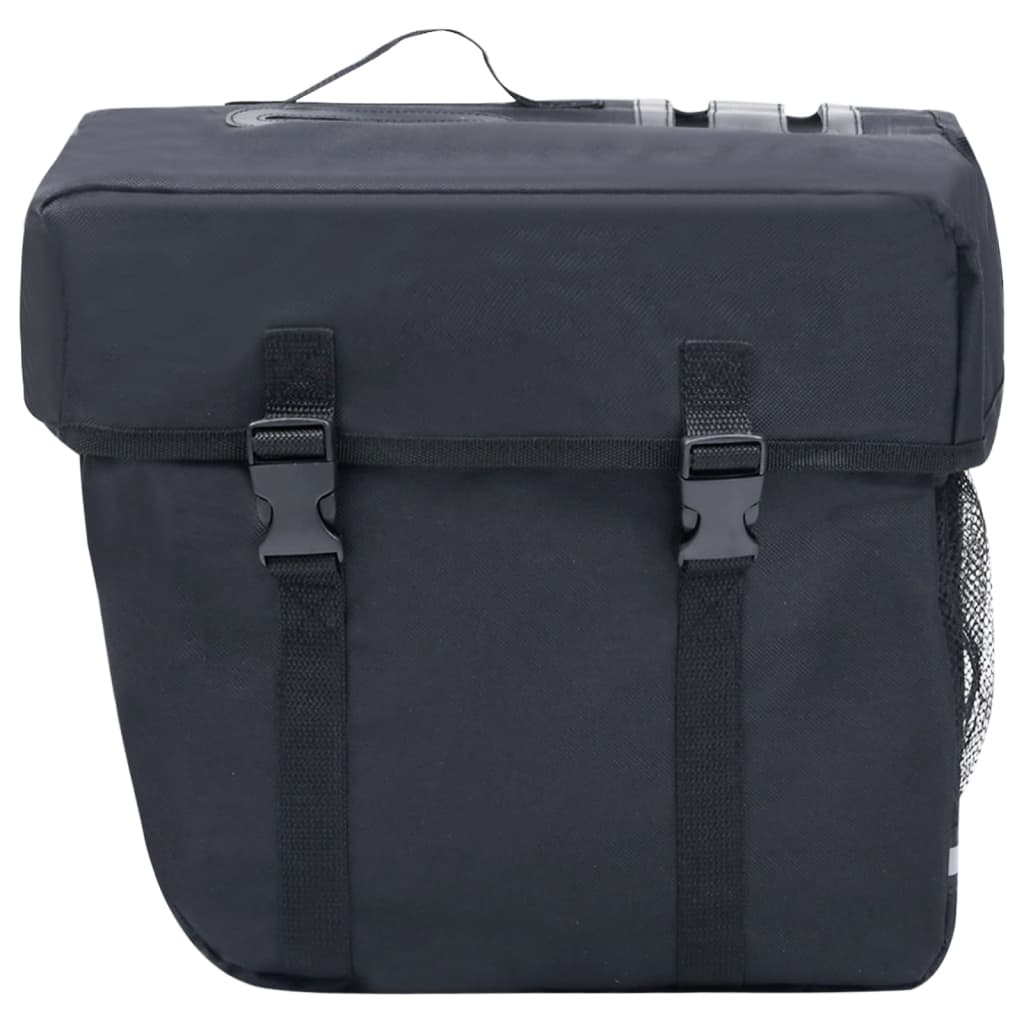 Sac à vélo Vidaxl pour porte-bagages double étanche 35 L noir