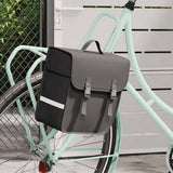 Sac à vélo Vidaxl pour porte-bagages seulement étanche 21 L noir