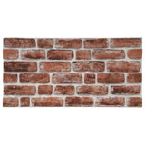 Vidaxl 10 St Wand Panels 3D donkelbrong Brick EPS