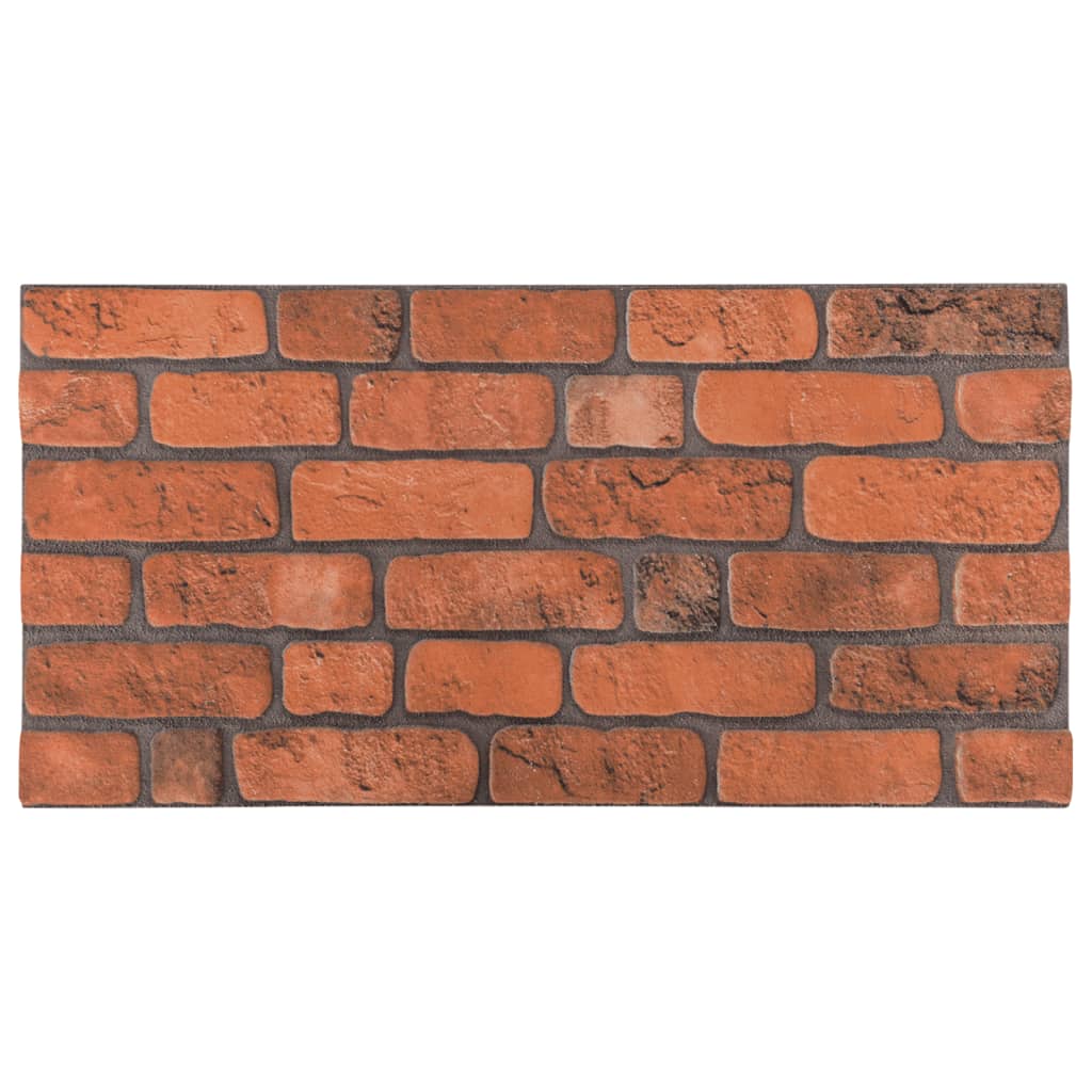 Vidaxl 10 ST WALL PANELY 3D terakoty -Brick EPS pro obložení EPS