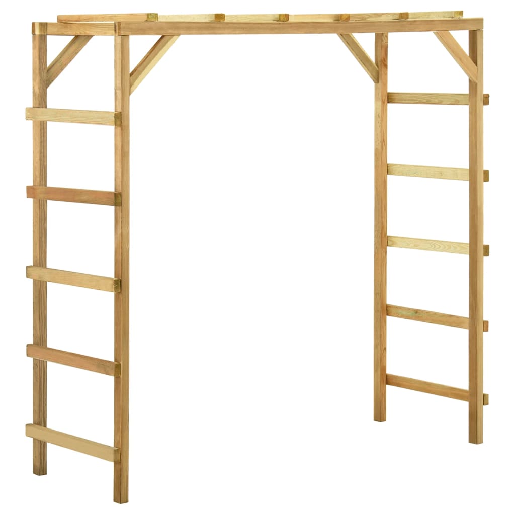 Vidaxl Children's Climbing Rack 170x60x170 cm Pine solide
