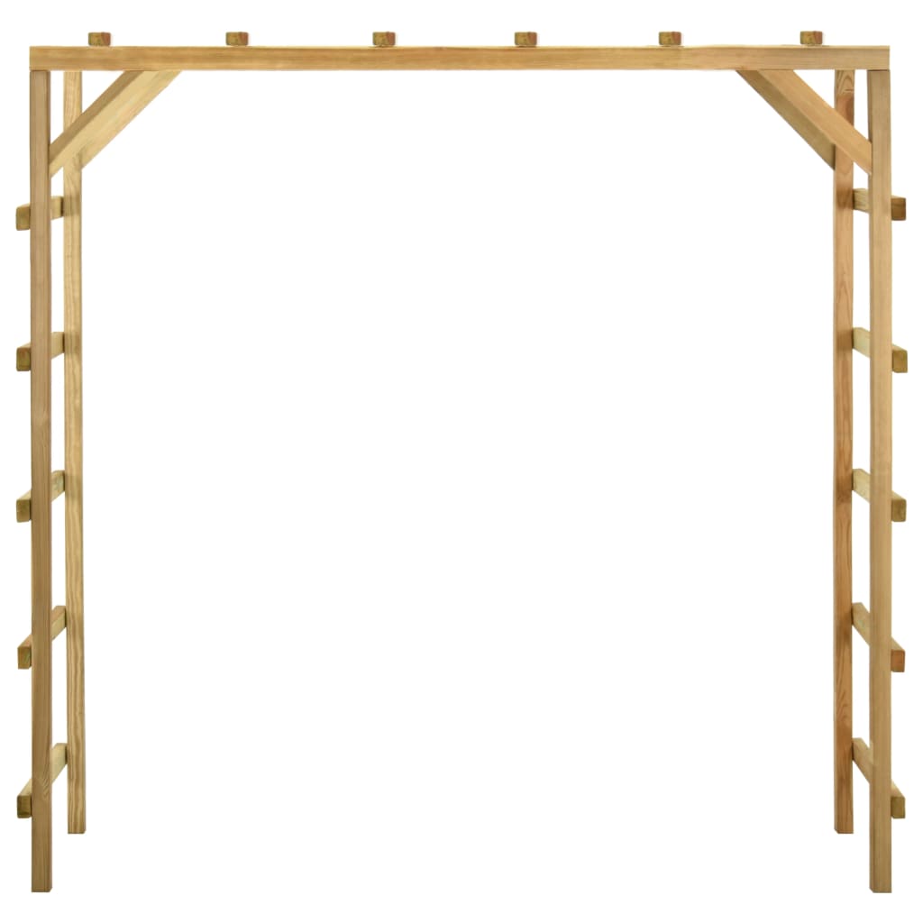 Vidaxl Children's Climbing Rack 170x60x170 cm Pine solide
