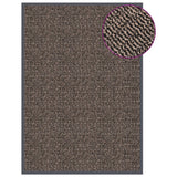 Vidaxl DOORMAT TUFTED 60x90 cm brun foncé