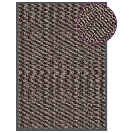 Vidaxl DOORMAT TUFTED 60x90 cm brun foncé