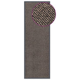 Vidaxl DOORMAT TUFTED 60x180 cm brun foncé