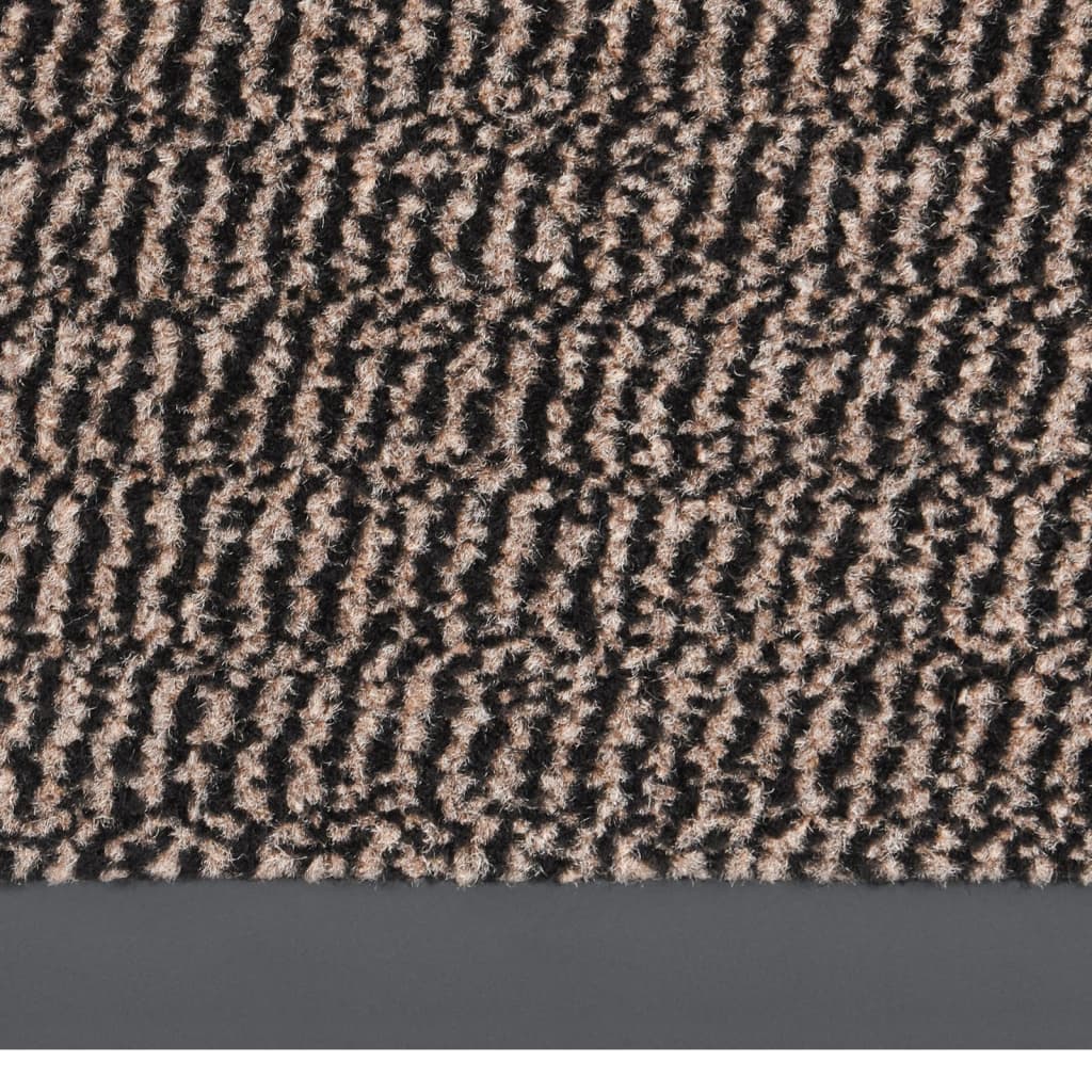 Vidaxl DOORMAT TUFTED 60x180 cm brun foncé
