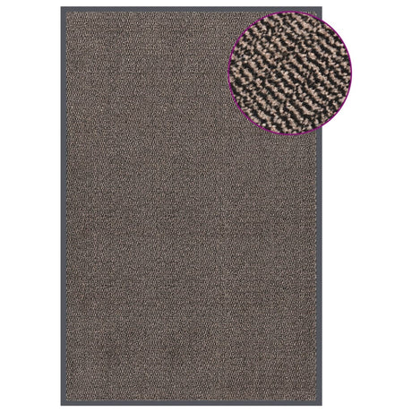 Vidaxl DOORMAT TUFTED 120x180 cm Brown foncé