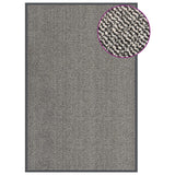 Vidaxl DOORMAT TUFTED 120x180 cm brun clair