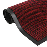 Vidaxl DOORMAT TUFTED 60x180 cm rouge