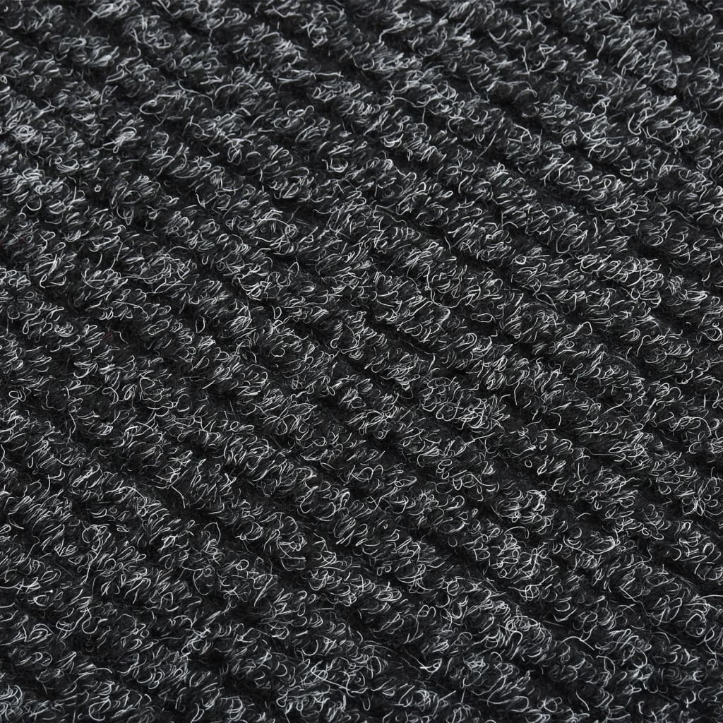 Vidaxl droogloopmat 100x250 cm anthracite -colored
