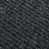 Vidaxl droogloopmat 100x250 cm anthracite -colored