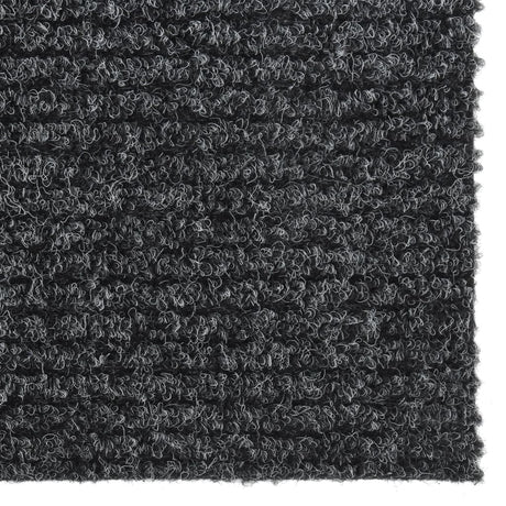 Vidaxl droogloopmat 100x250 cm anthracite -colored