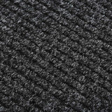 Vidaxl droogloopmat 100x300 cm anthracite -colored