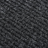 Vidaxl droogloopmat 100x350 cm anthracite -colored