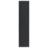 Vidaxl droogloopmat 100x450 cm anthracite -colored